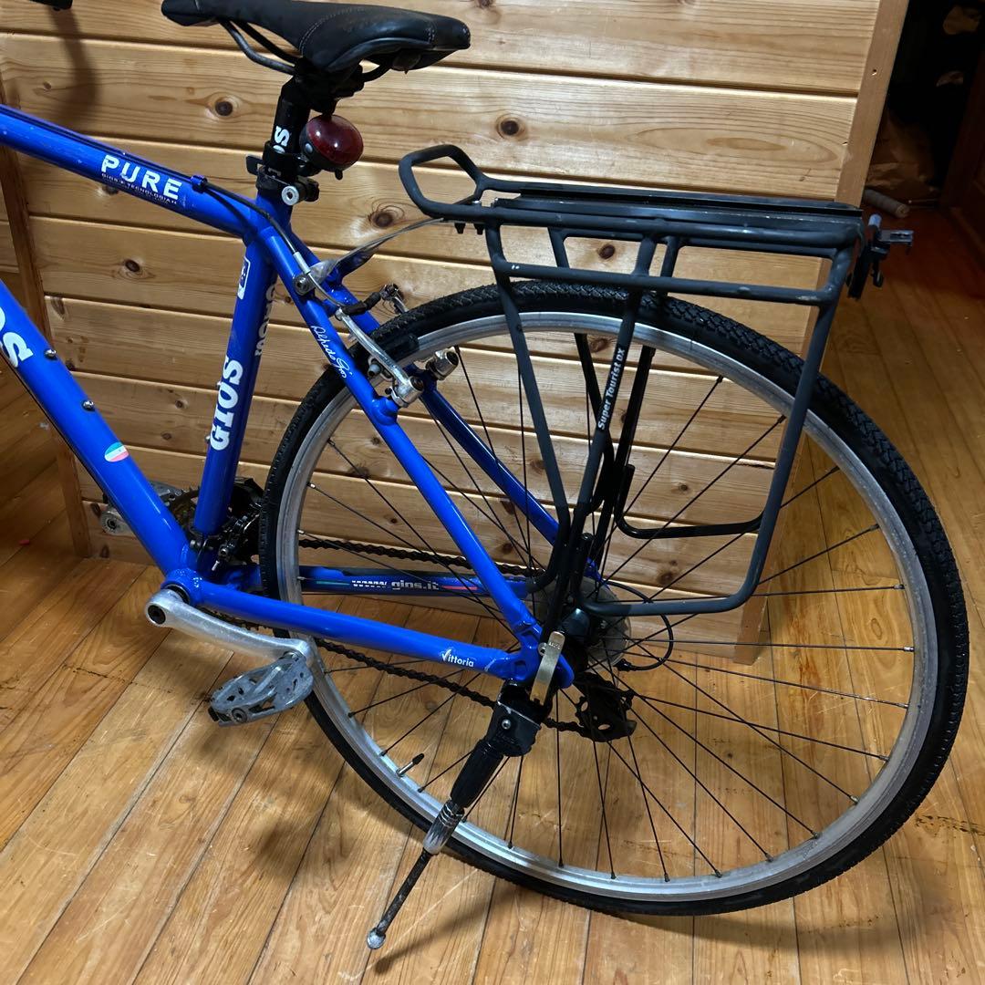 GIOS PURE 青 リアキャリア付き 手渡し大歓迎！千葉県