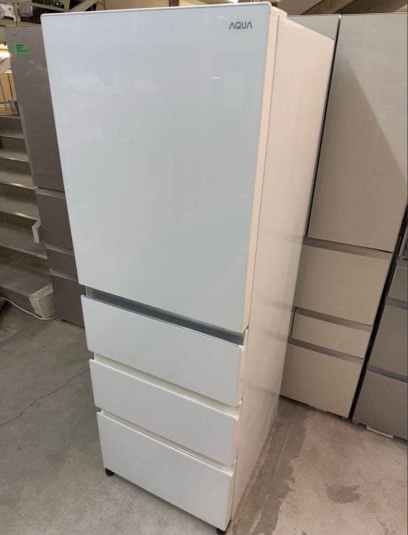 2020年式 430L AQUA 冷蔵庫 AQR-VZ43J(W)