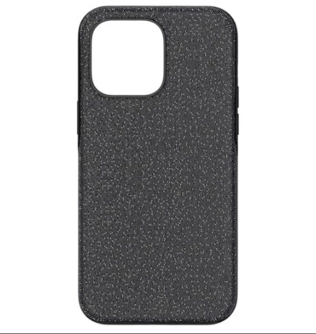 ブラック iPhoneケース テクスチャー仕上げ