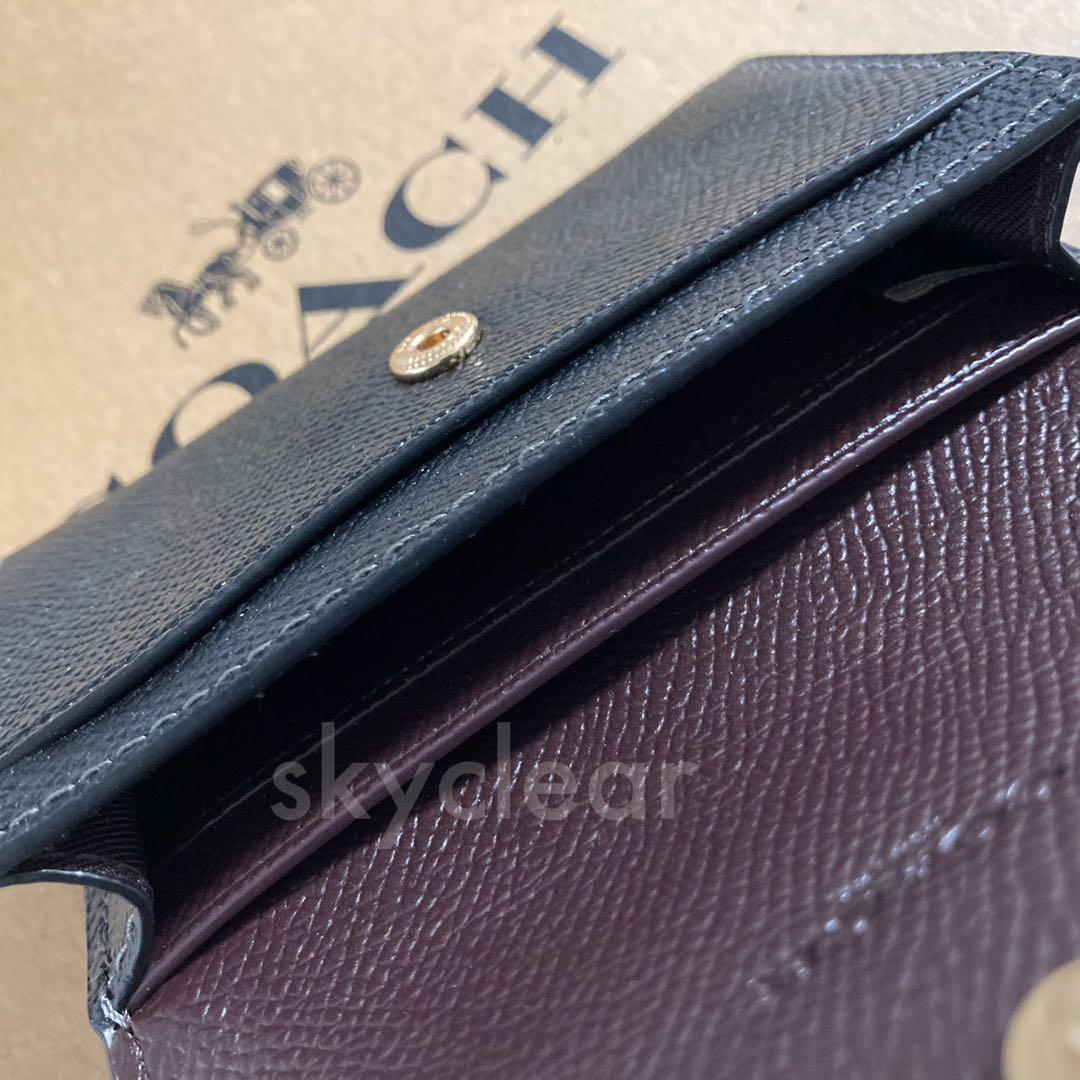 新品❇︎正規品 COACH カードケース 名刺入れ カードホルダー ブラック
