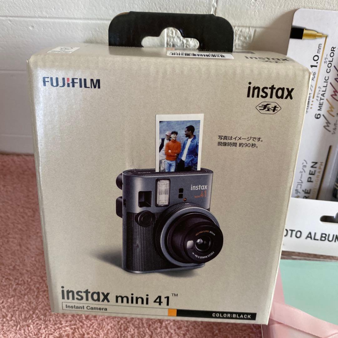 新品FUJIFILM instax mini 41 本体 ブラック/おまけ付き