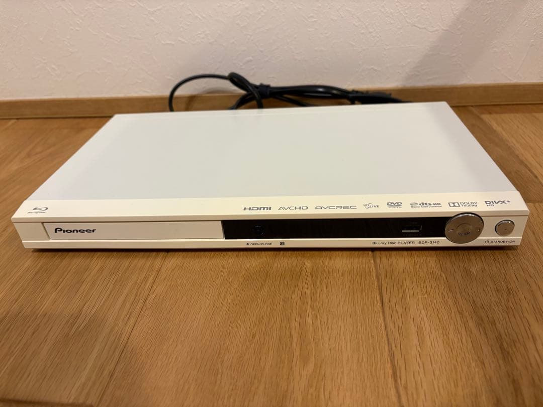 Pioneer ブルーレイディスクプレーヤー モデル　BDP-3140-W