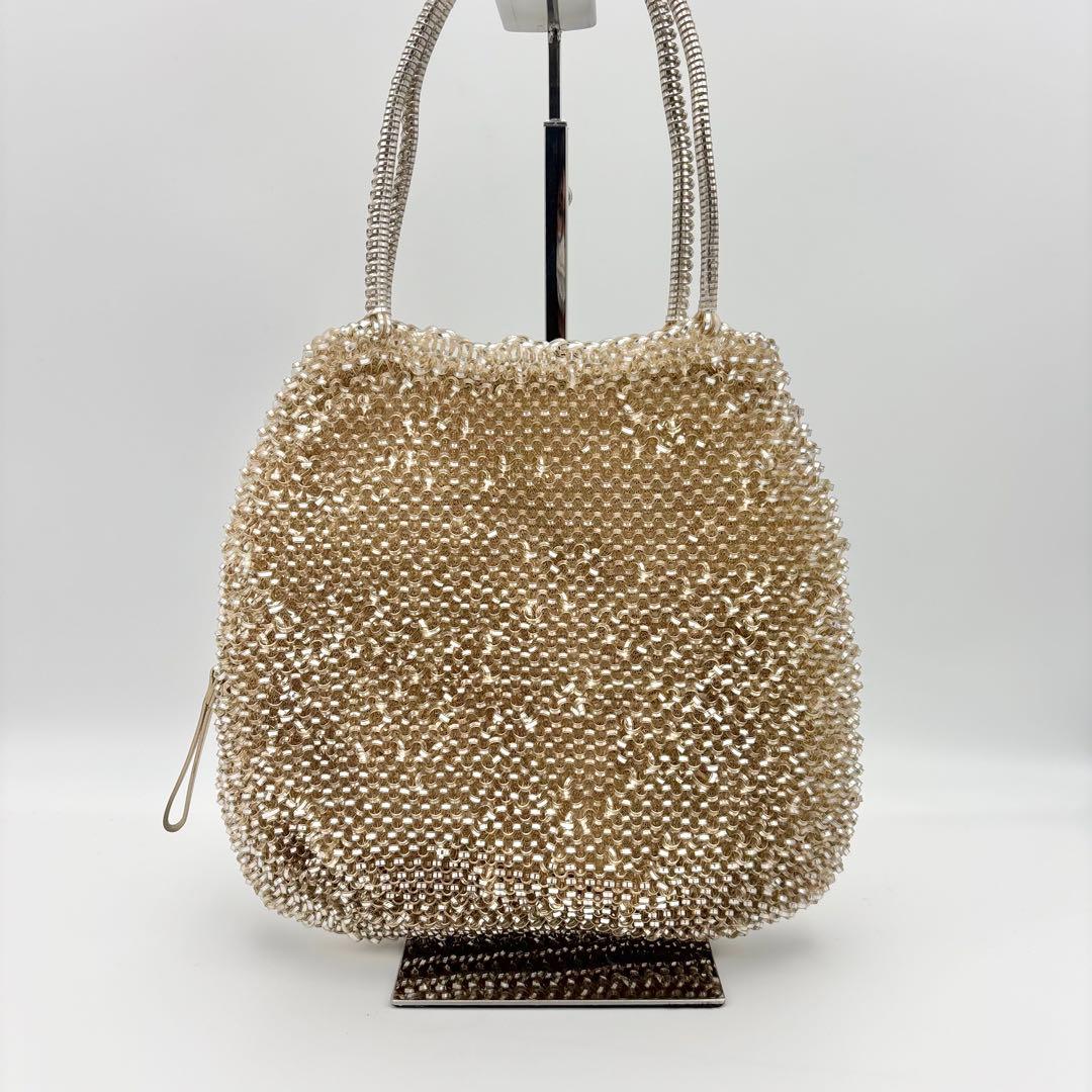 レア✨　ANTEPRIMA アンテプリマ ハンドバッグ　ワイヤーバッグ　ゴールド