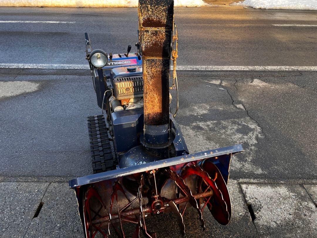 ヤマハ YT1080ED 除雪機 現状渡し 動作確認済み
