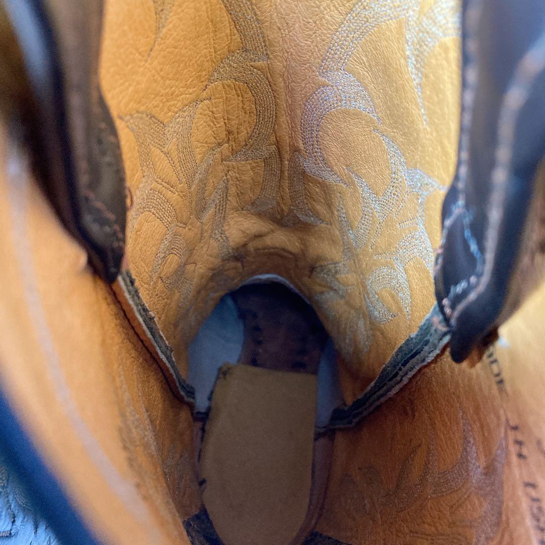 美品 トニーラマ ウエスタンブーツ 星コンチョ ブラウン 27 US9 USA