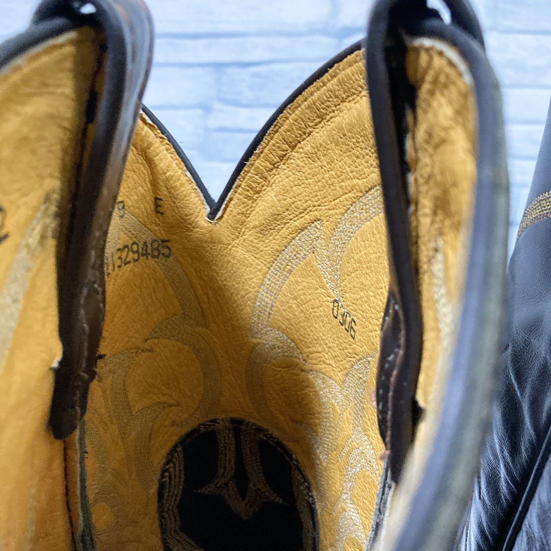 美品 トニーラマ ウエスタンブーツ 星コンチョ ブラウン 27 US9 USA