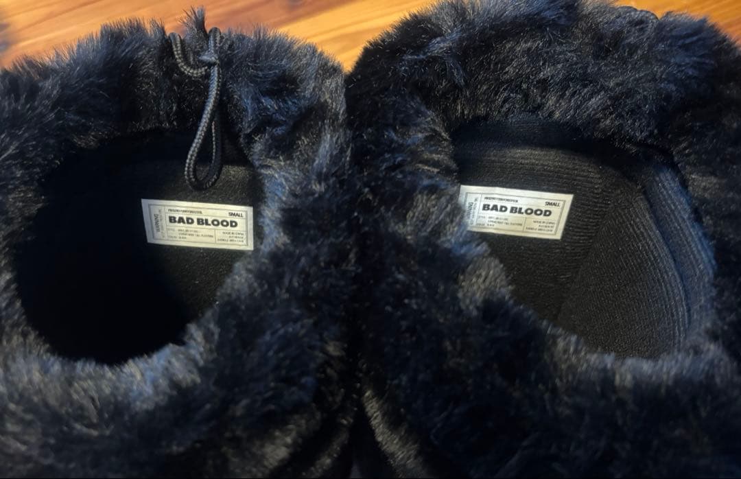 BADBLOODファーブーツ ブラック