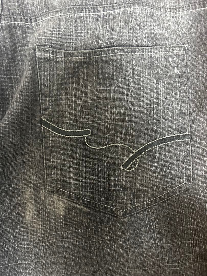 【希少】SouthPole 超極太 W46 黒タブ SK8 Y2K B系