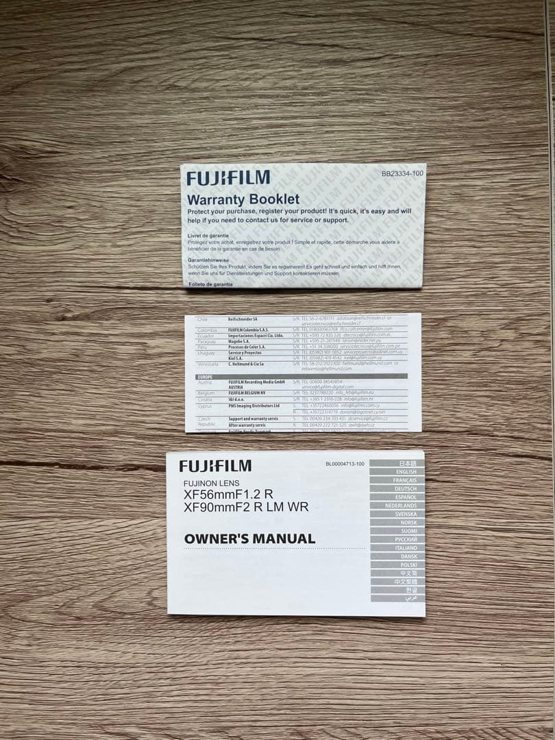 Fujifilm XF90mmF2 R LM WR レンズ