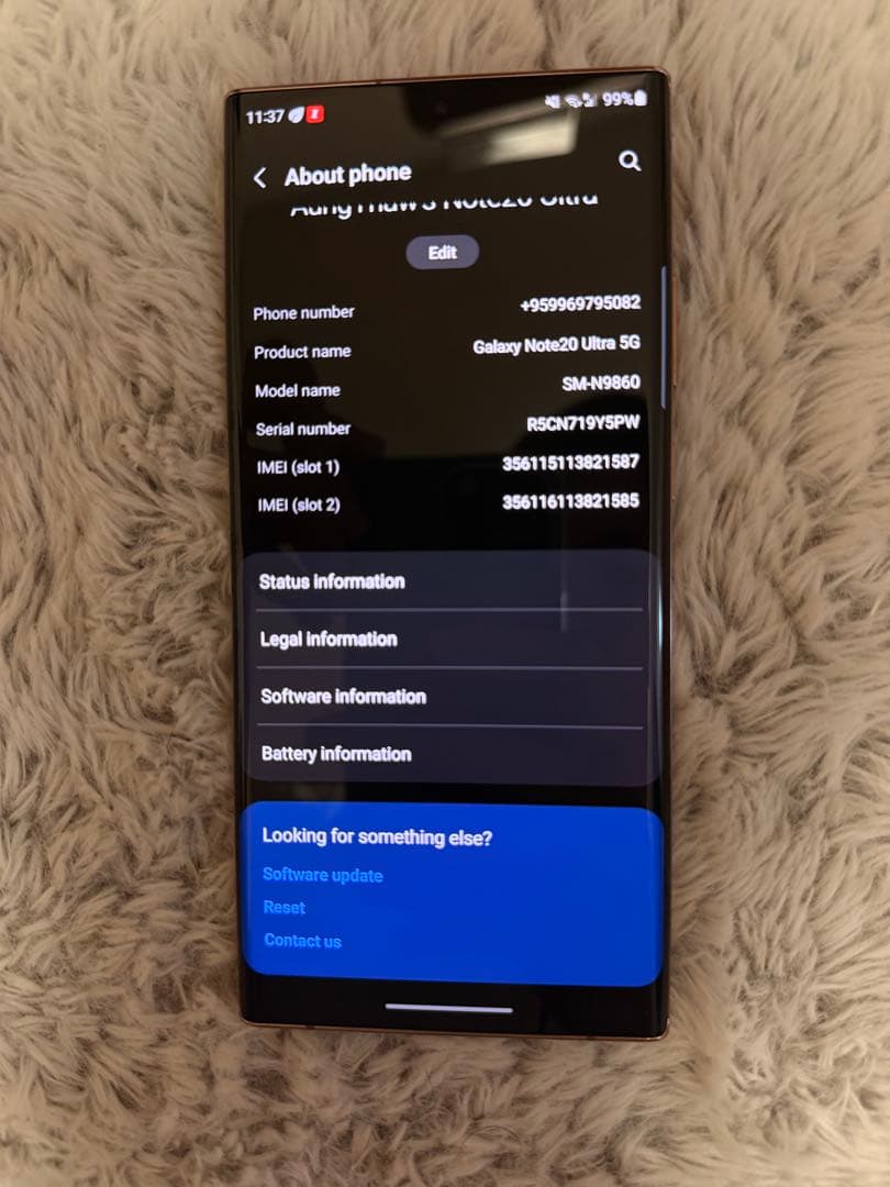 Samsung Galaxy Note20 Ultra 5G ローズゴールド