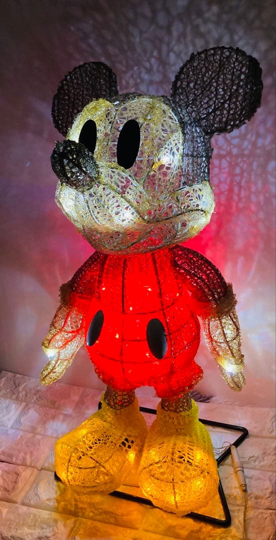 BIG ミッキーマウス 3Dモチーフ LED イルミネーション