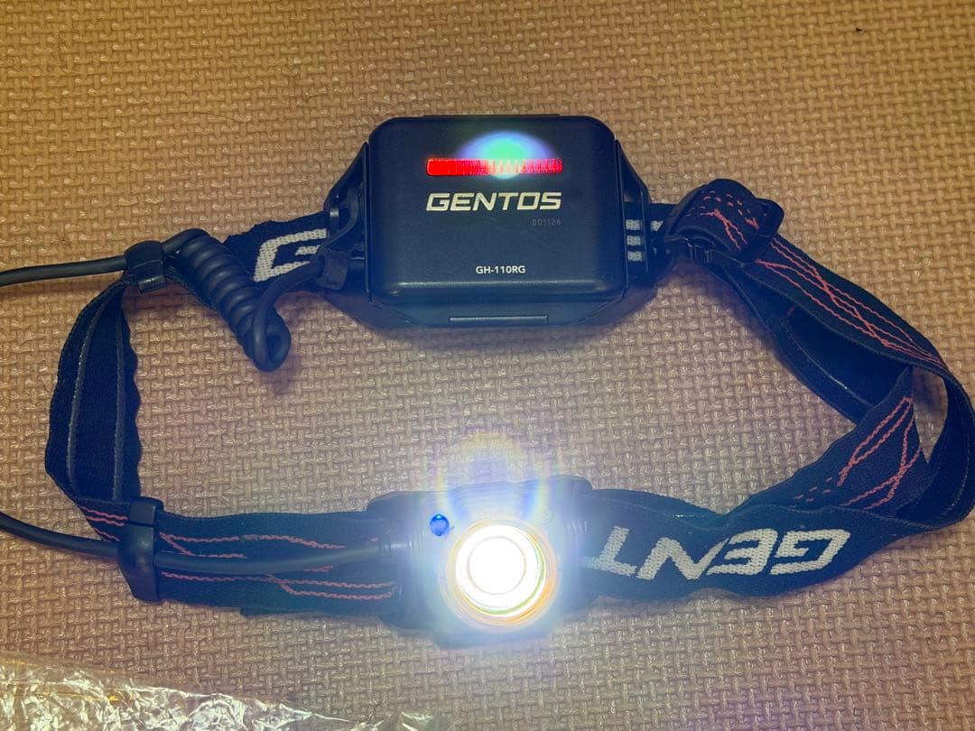 GENTOS GH-110RG ヘッドランプ