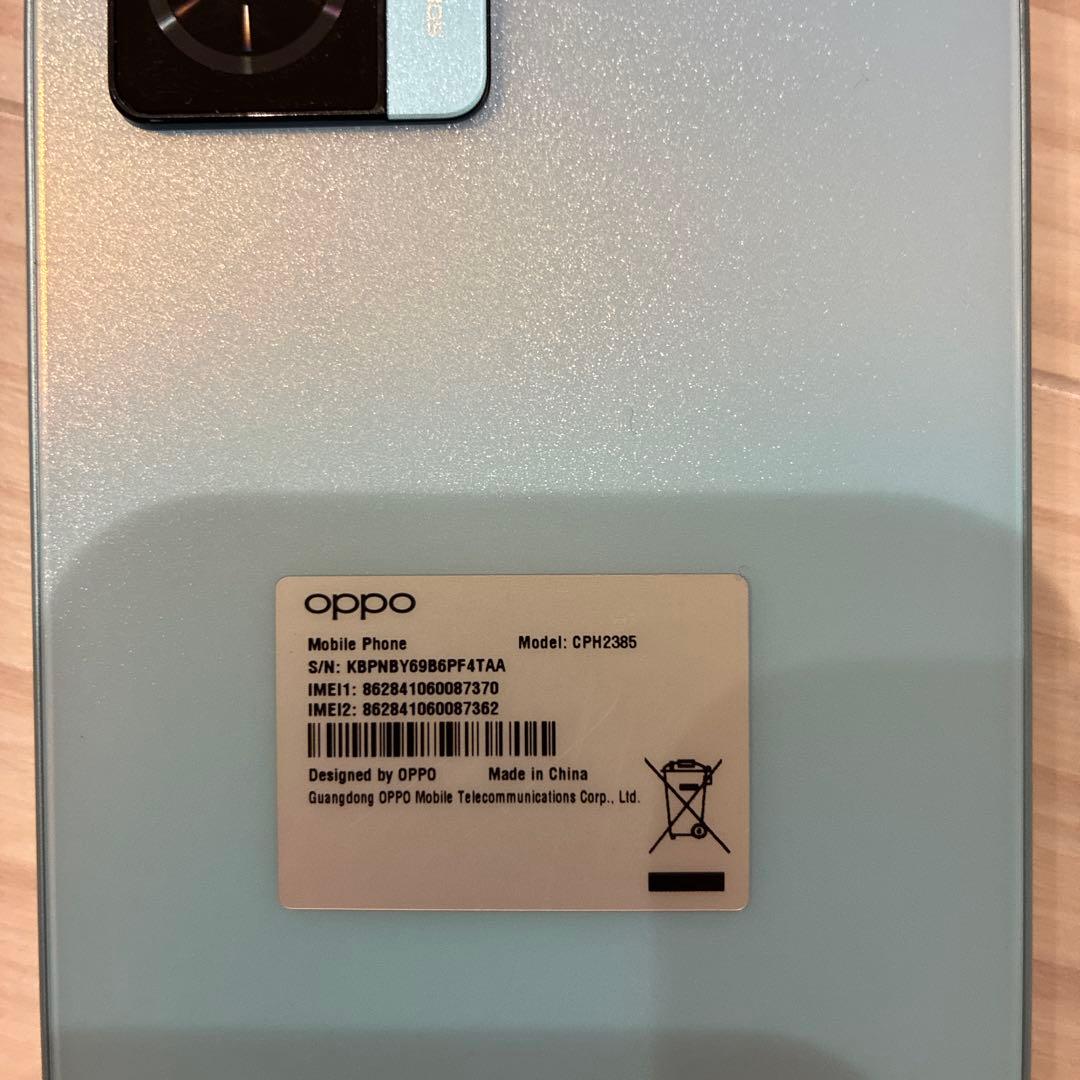 OPPO A77 スカイブルー 128GB SIMフリー 本体のみ