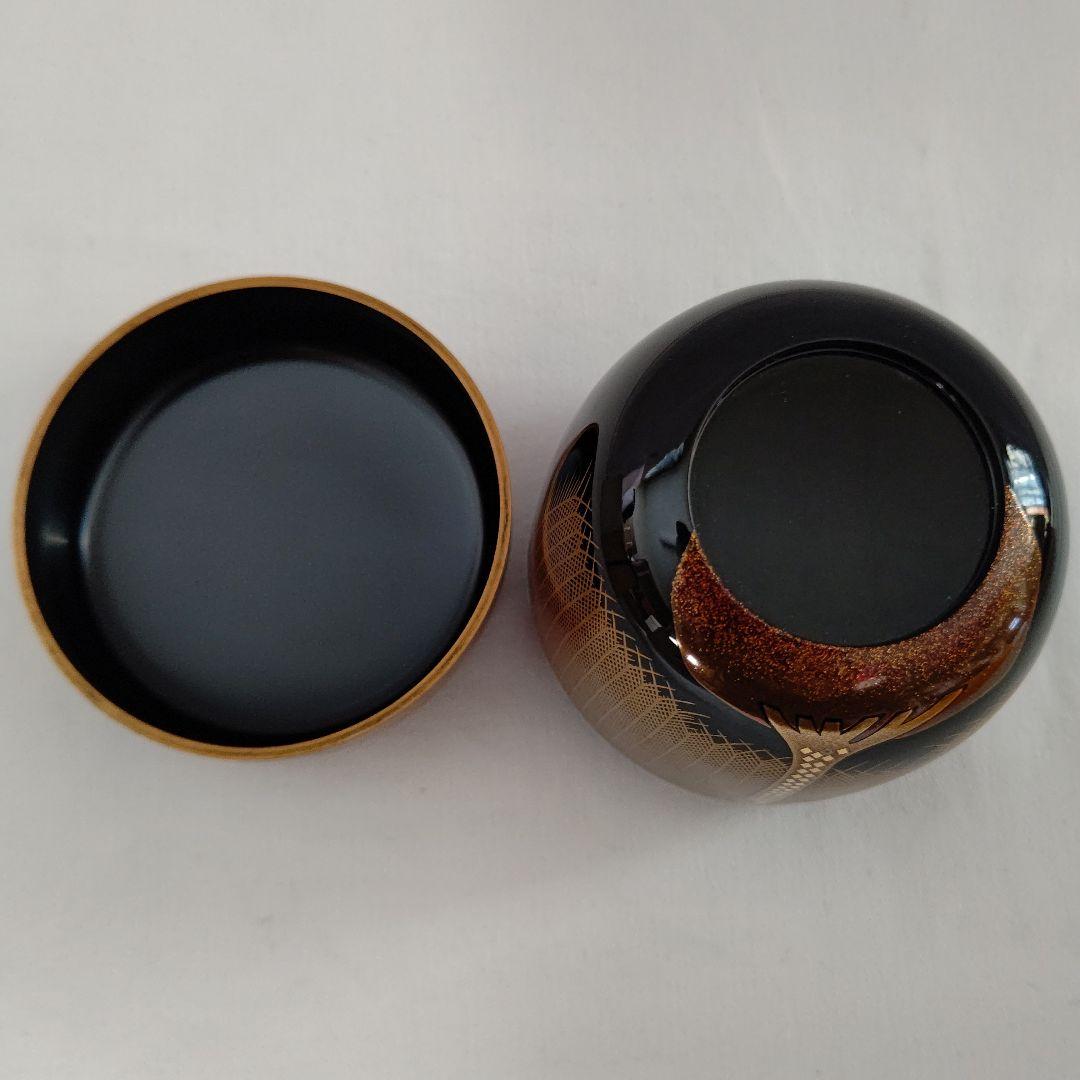 柳 蒔絵 棗 細井正峰(正雄)作 茶道具