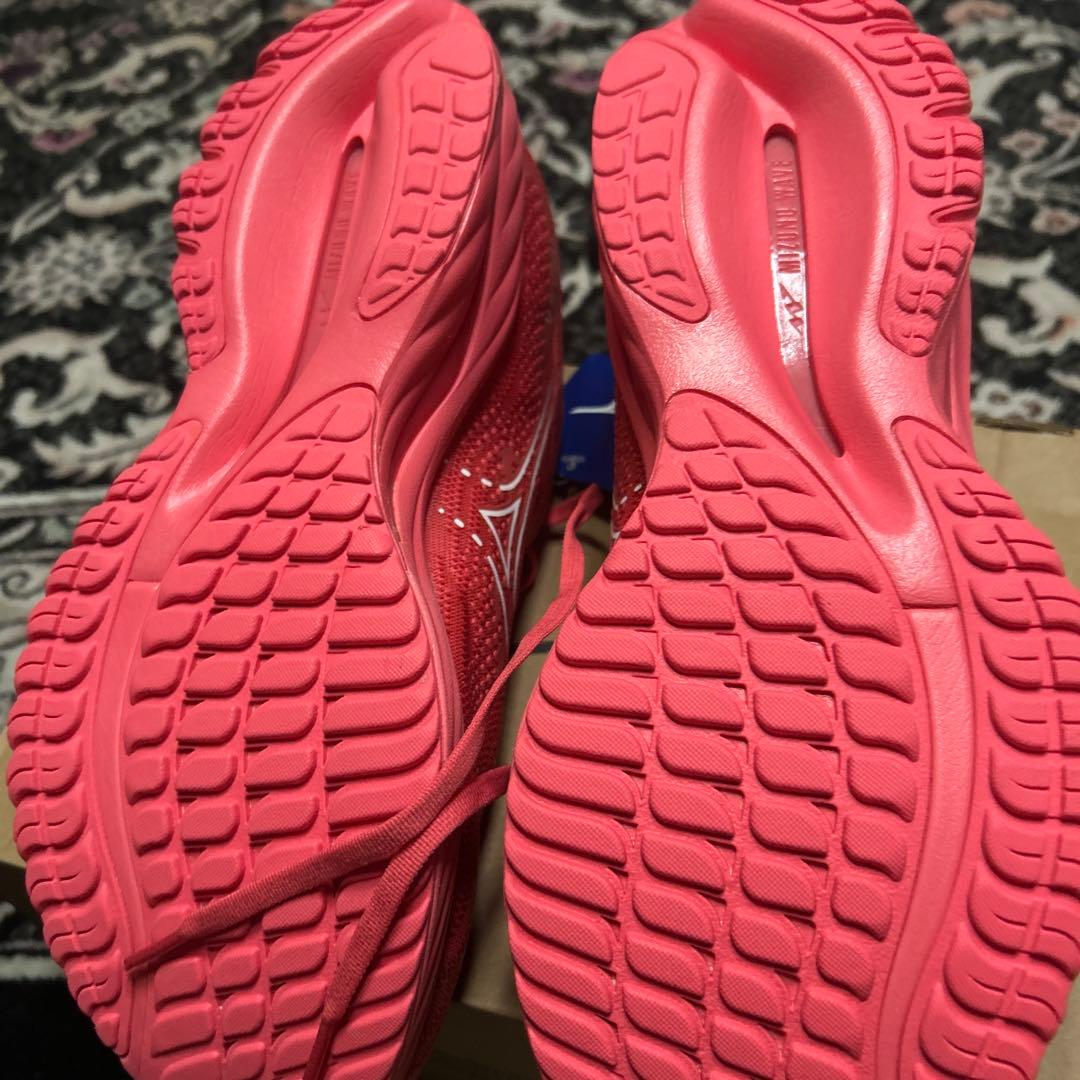 新品　Mizuno WAVE RIDER 27 28cm レッド