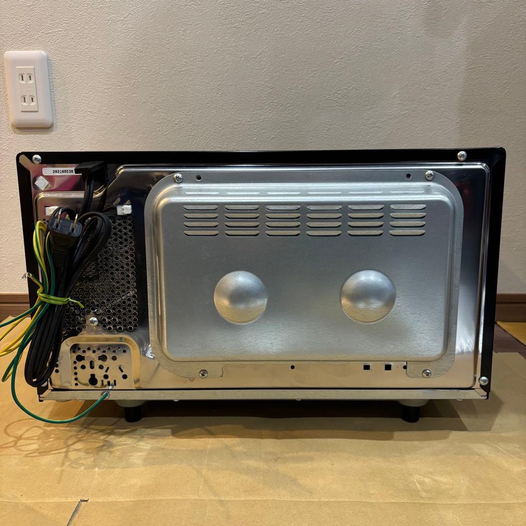 ツインバード MW-FS18B フラットオーブンレンジ 18L 2021年製