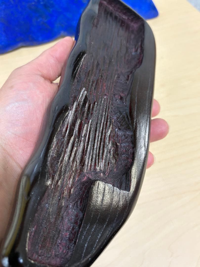 ラピスラズリ丸磨き台座込みで約3.3kg 色鮮やか　欠け割れ無し　高品質