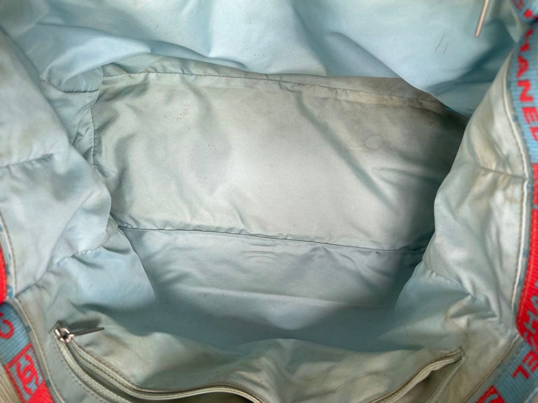 CHANEL シャネル　ニュートラベルライン　トートバッグ　ブルー