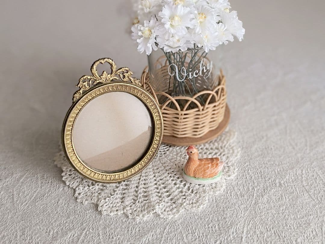 【たぁこ*さま】* vintage flame ୨୧ ラウンド フレーム