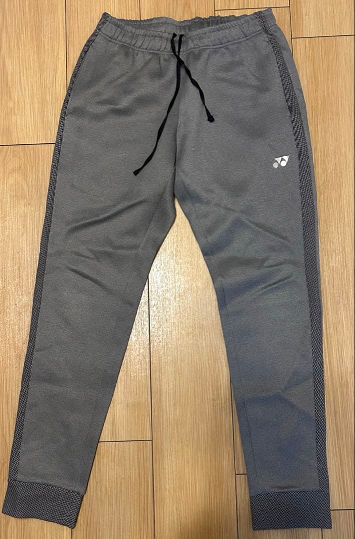 美品　YONEX メンズ　スウェット　セットアップ　グレー　上着/O パンツ/L