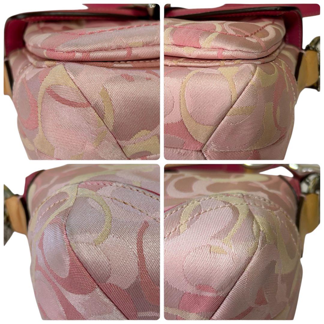 COACH ソーホー ショルダーバッグ シグネチャー キャンバス レザー 斜め掛