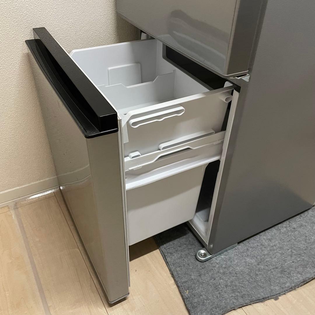 〈送料無料〉アクア ノンフロン冷凍冷蔵庫 AQR-J13H(S) 2019年製