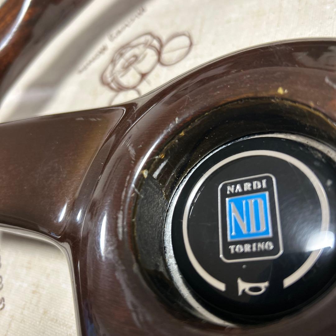 ナルディー　ウッド製 3スポーク ステアリング 本体