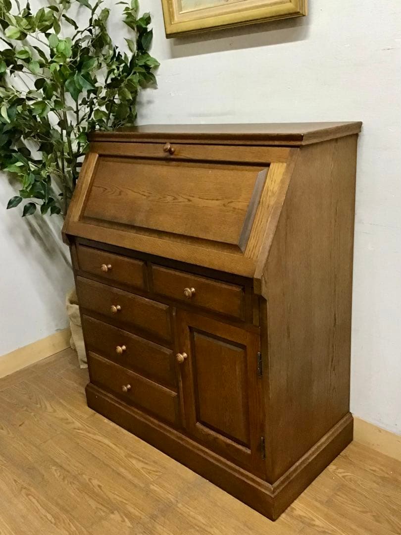 ひろ☆管322☆北海道家具☆勇峰工芸☆ライティングビューロー☆デスク☆机