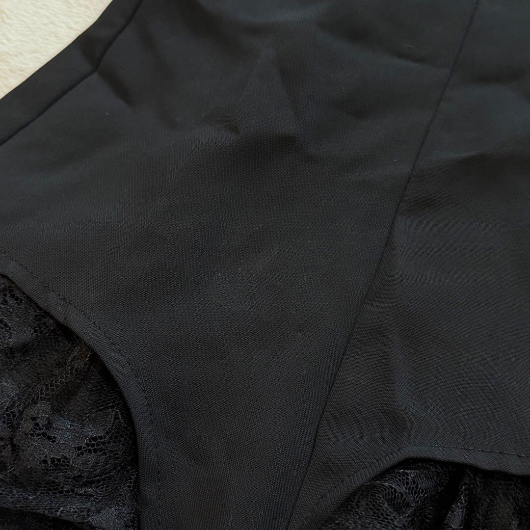 AVENCHUMU Buckle belt garter dress 黒 S