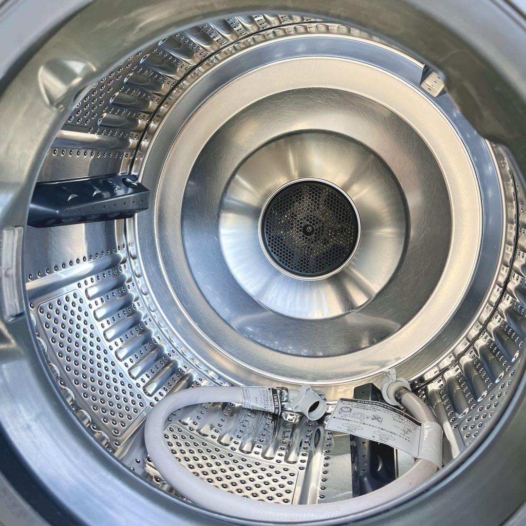 368取付無料！SHARP熱乾燥搭載 超音波ウォッシャー付き ドラム式洗濯機