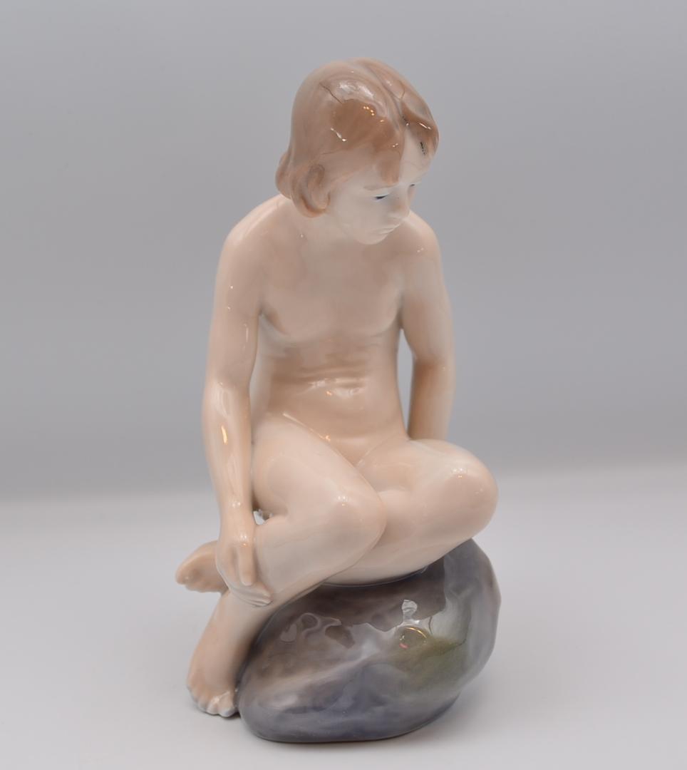 岩の上の裸婦　＃4027　★ロイヤルコペンハーゲン　デンマーク　ヴィンテージ