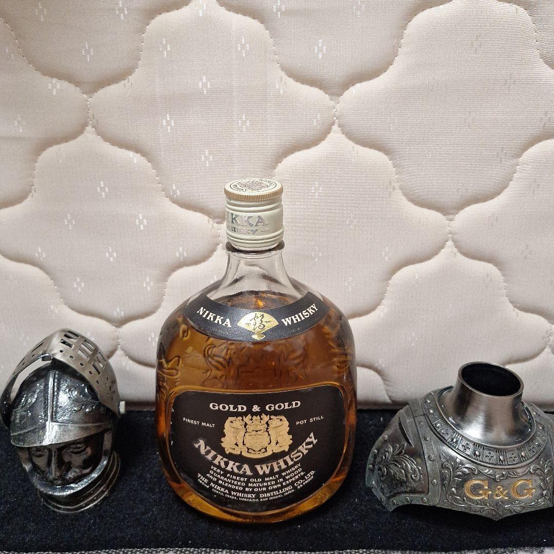 未開封ニッカウヰスキーgold&gold騎士ウイスキーレトロ古酒