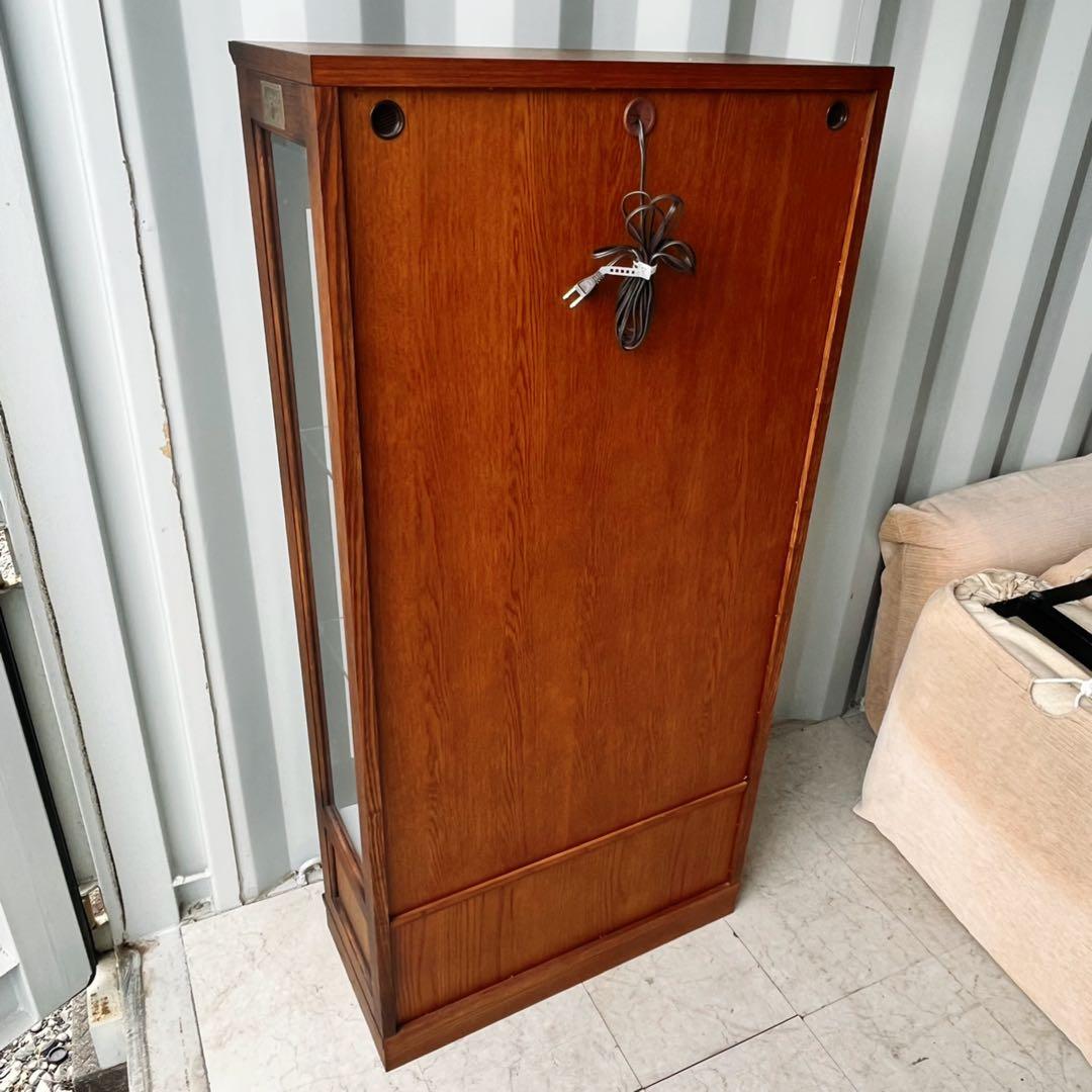 取付無料！カリモク家具 ディズニースタイル 天然木おしゃれアンティーク食器棚