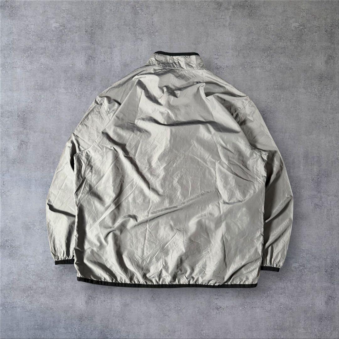 248古着00年代NIKEナイキハーフジッププルオーバー刺繍口ゴスウッシュ元ネタ