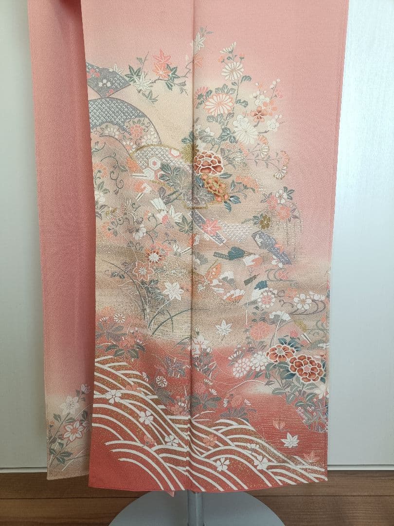 正絹訪問着　フルセット4点　卒業式　入学式　宮参り　七五三