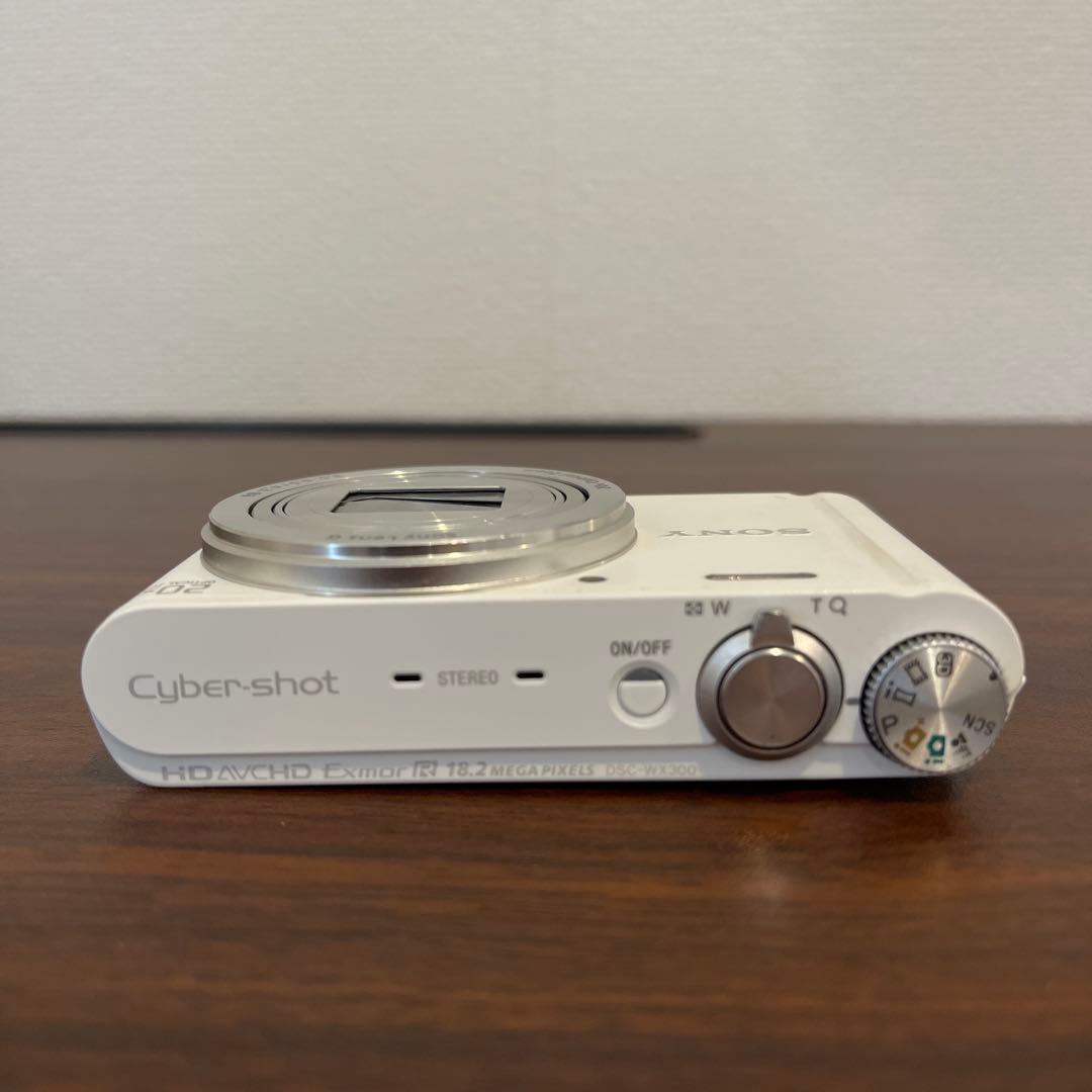 3599 Sony Cyber-shot WX300 ホワイト 【デジカメ】