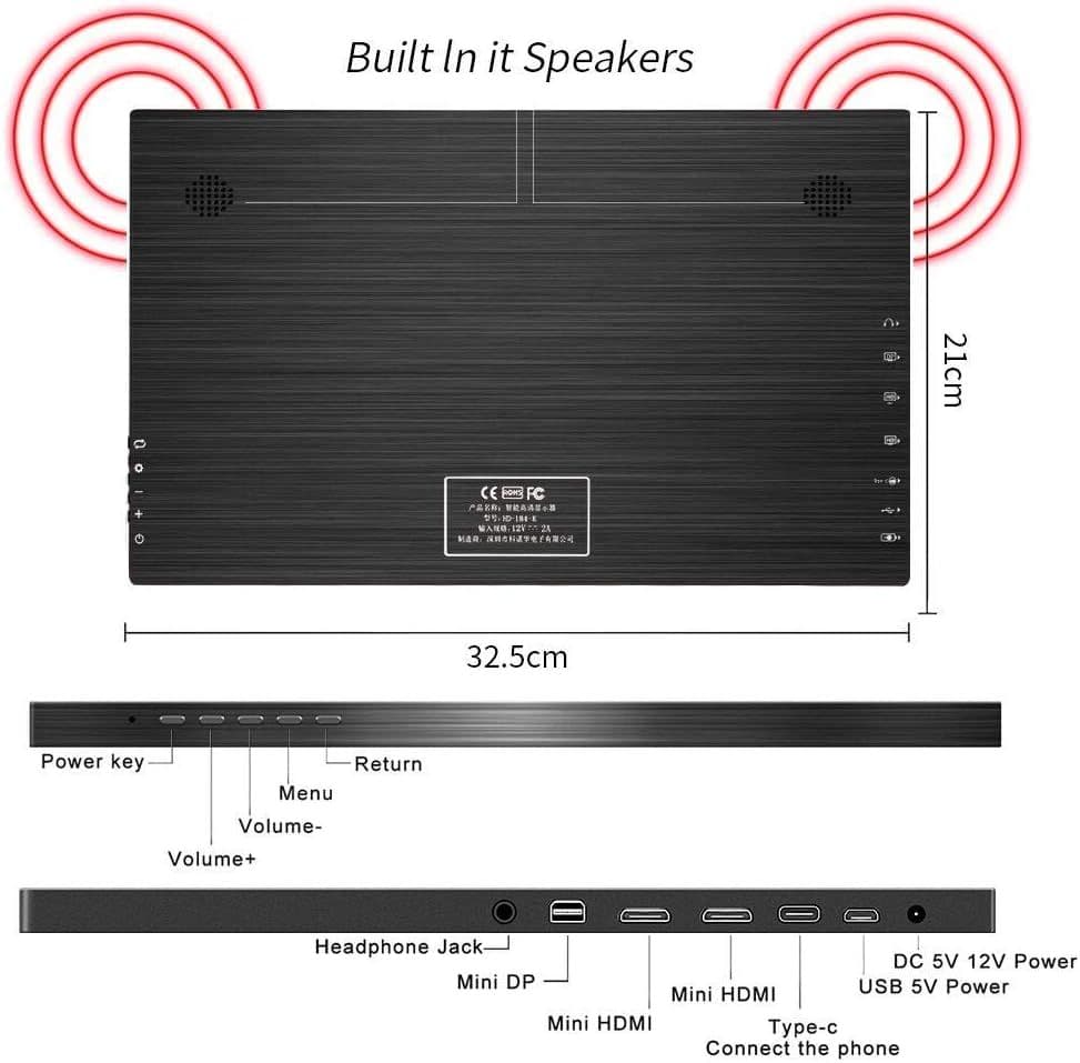 ら*ん様 14インチ 4K IPSモニター 本体 保護カバーつき