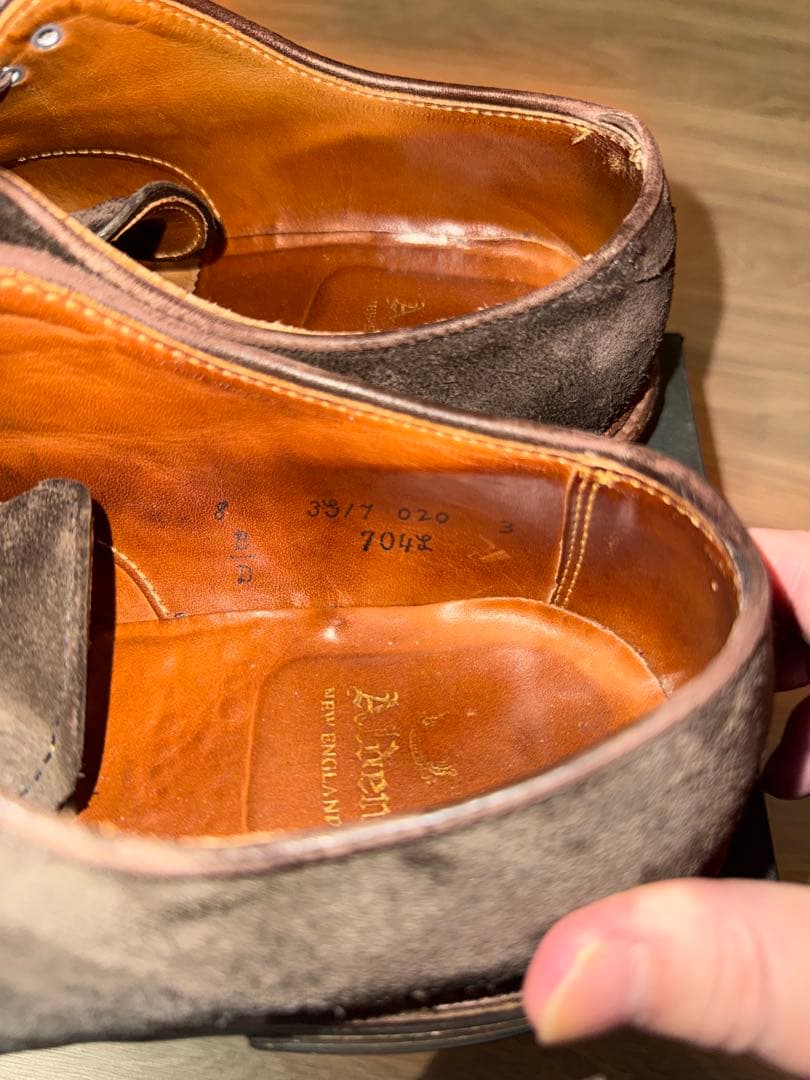 ALDEN(オールデン) 革靴　メンズ　スエード　短靴