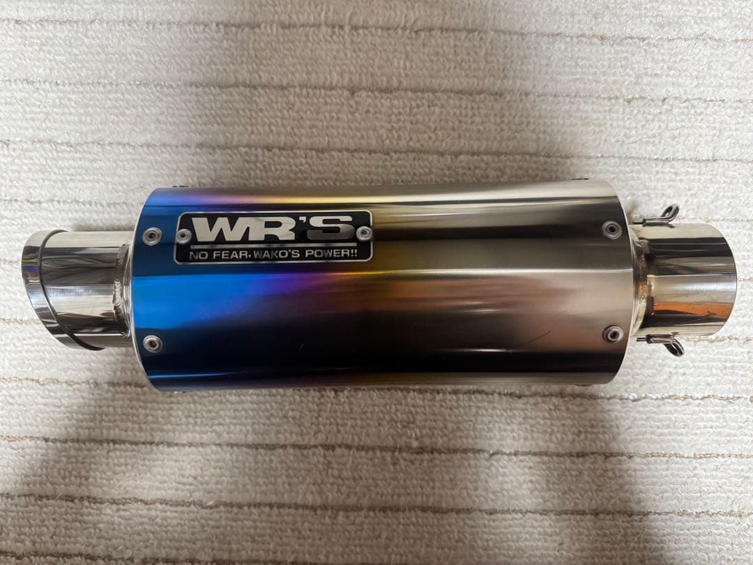 YZF-R25 R3 WR’Sスリップオンマフラーチタンショートオーバルタイプ
