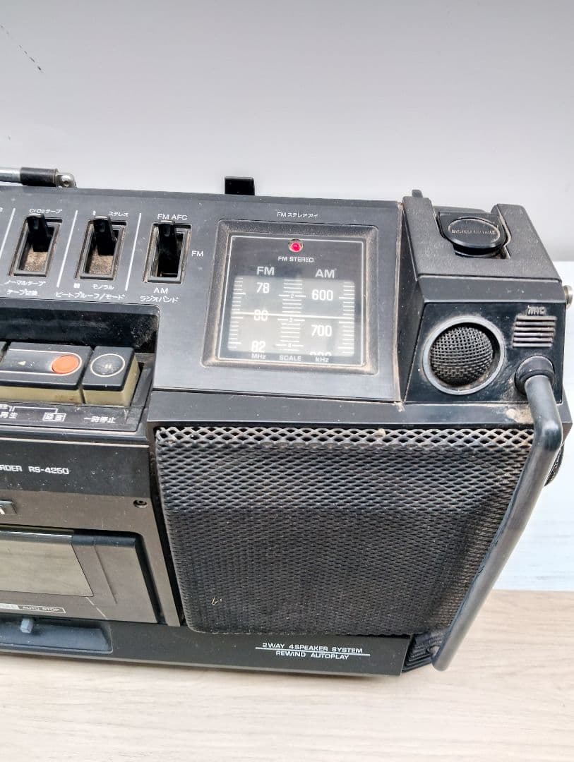 National RS-4250 ラジカセ ナショナルラジオ ST-5(よ44)