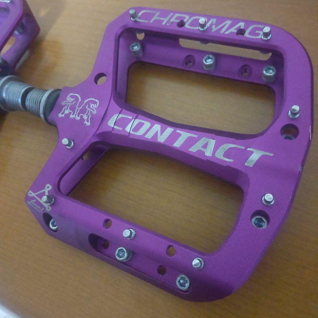 CHROMAG CONTACT フラットペダル パープル　MTB　クロマグ