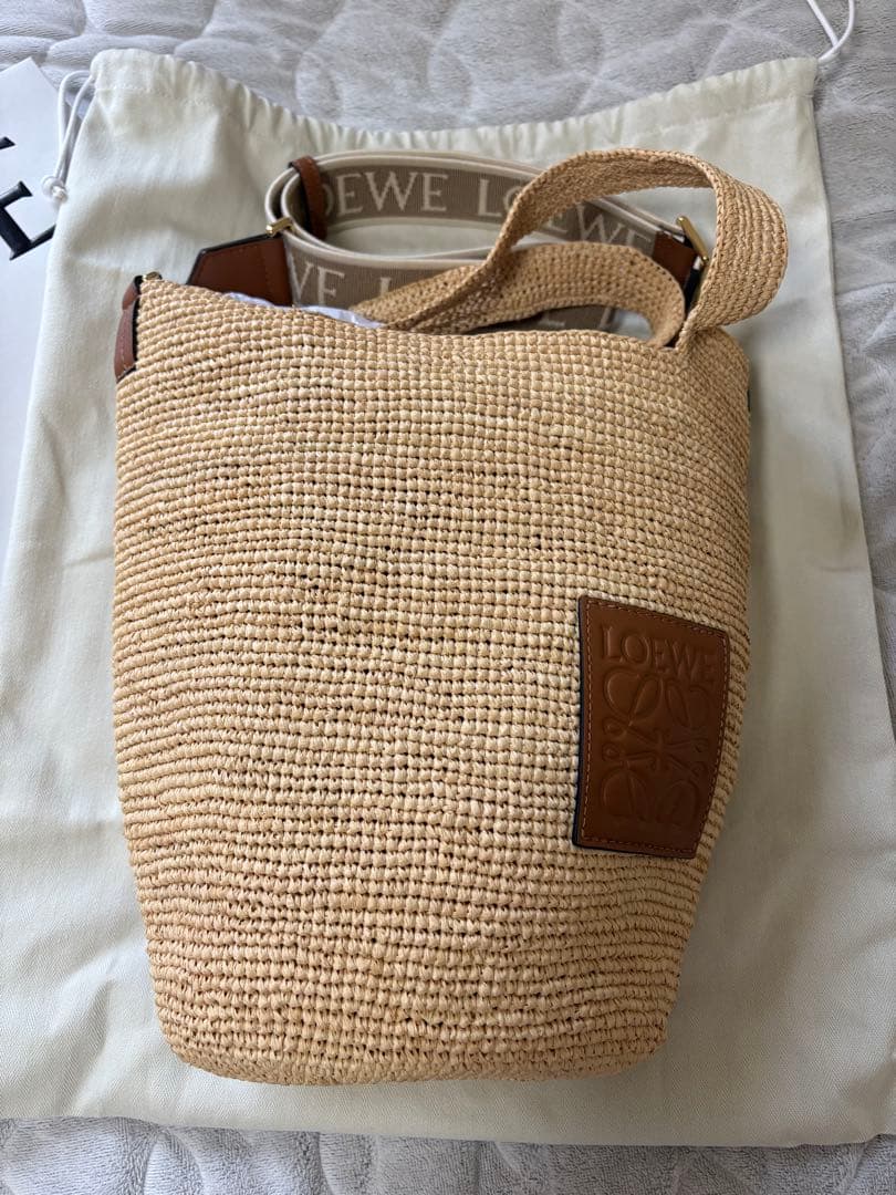 LOEWE ラフィア かごバッグ　ロエベ