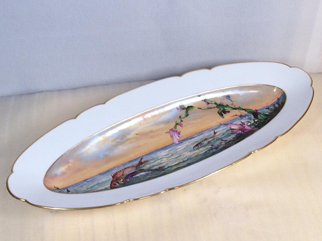 【激レア】H&C アビランド リモージュ 飾り皿/プレート フランスアンティーク