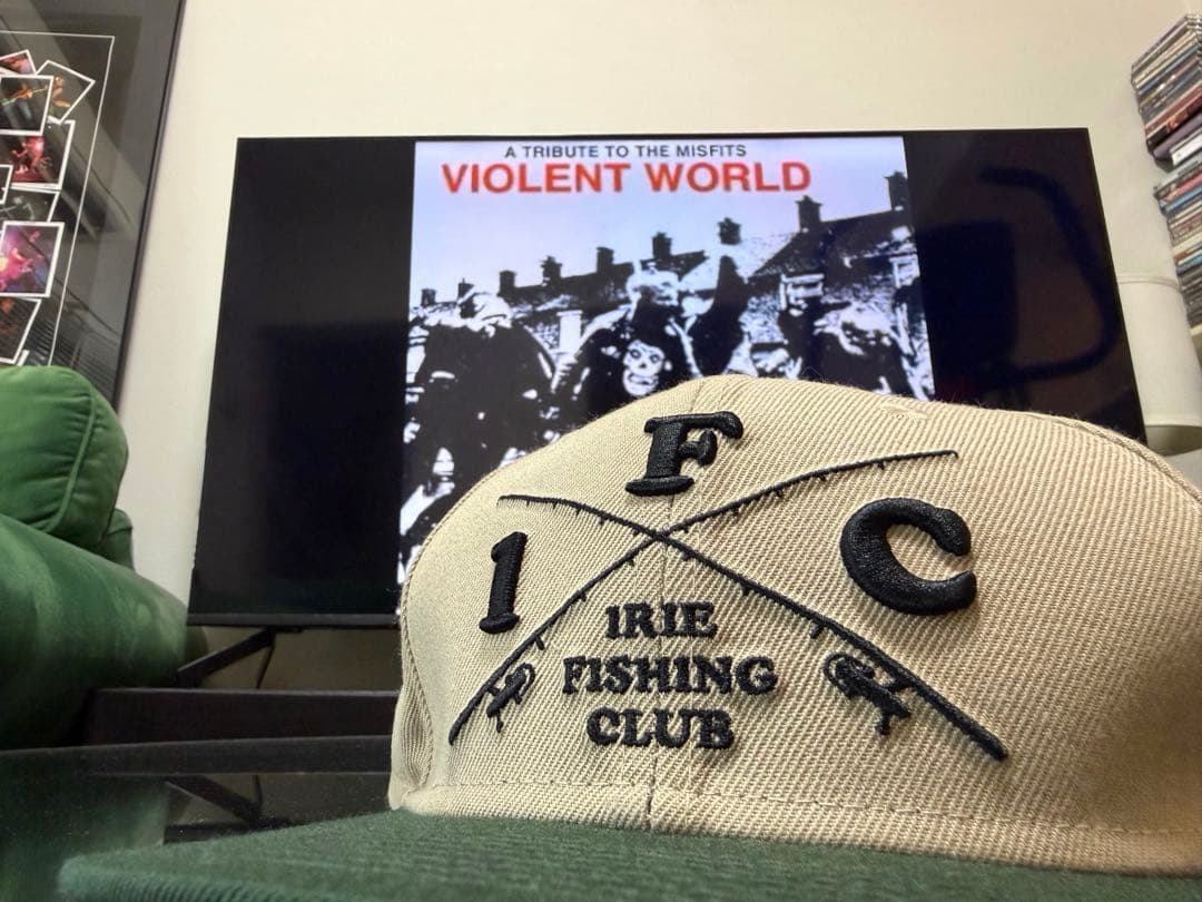 IRIE FISHING CLUB キャップ　ベージュ　グリーン