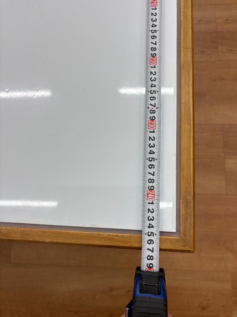 大型テーブル（ホワイトボード天板＆収納棚付き）247 × 126 × 72