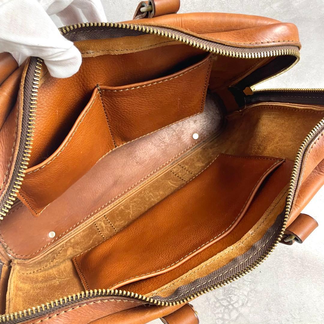 入手困難✨ Organ オルガン ハンドバッグ ビジネスバッグ レザー ブラウン