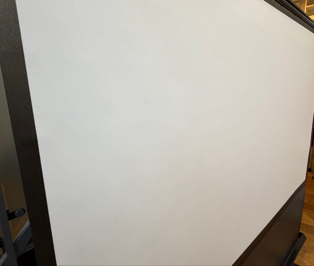 プロジェクタースクリーン GUP-80HDW 床置き 自立 モバイルスクリーン