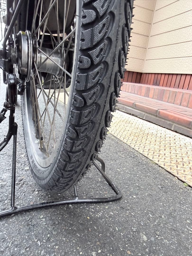 大阪府　子供乗せ　ヤマハ　電動アシスト自転車 チャイルドシート付き 黒