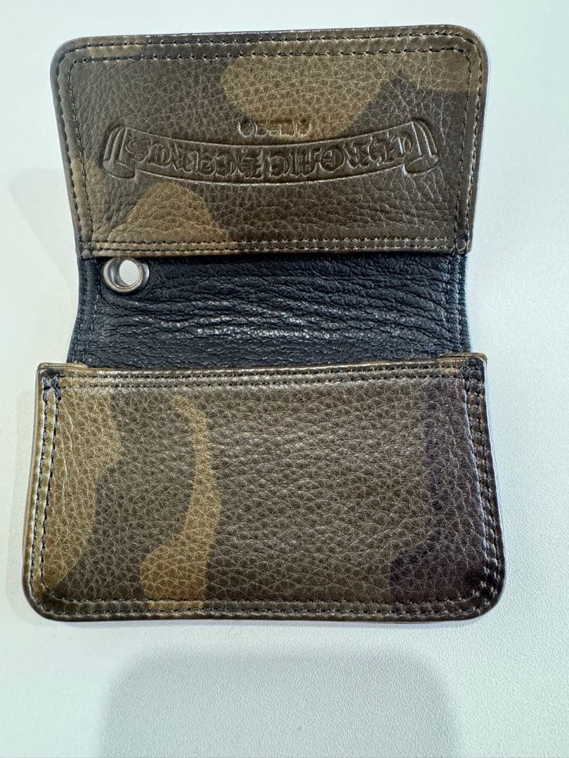 CHROME HEARTSグロメット付きカードケース　カモフラ　迷彩　名刺入れ