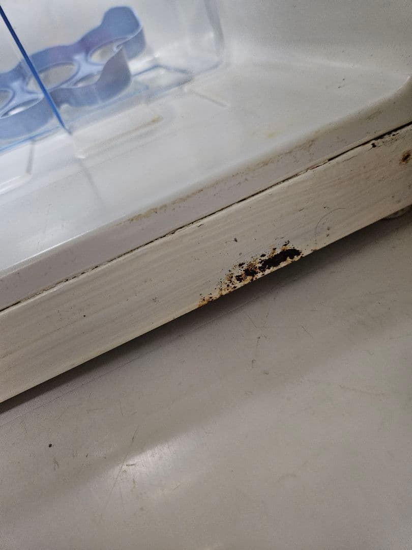 冷蔵庫　レトロ　grand line　電化製品　冷凍庫　２ドア　ライムグリーン